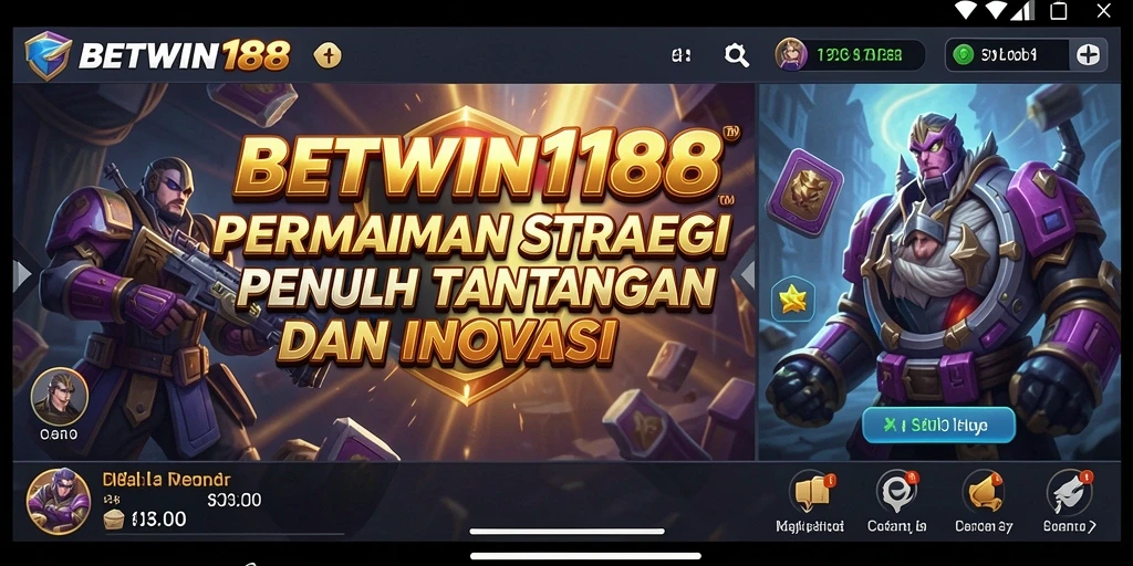 Tampilan gameplay BETWIN188 yang seru dan strategis.