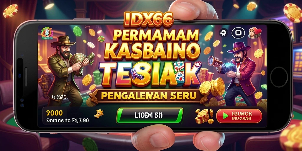 Tampilan seru gameplay Kasino di IDX66.
