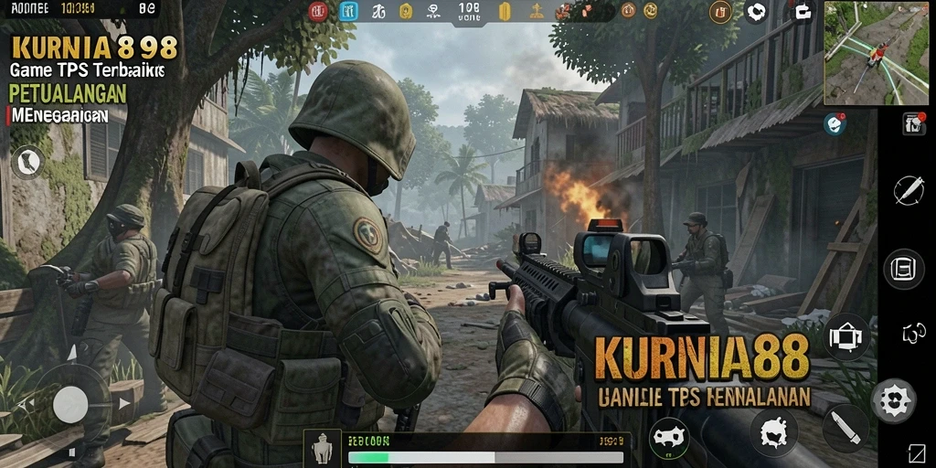 Tangkapan layar KURNIA898 yang menunjukkan aksi pertempuran seru dalam gameplay TPS.