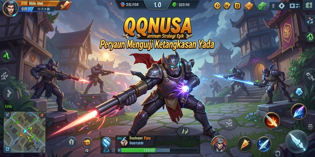 Screenshot gameplay QQNUSA yang menampilkan aksi strategi seru.