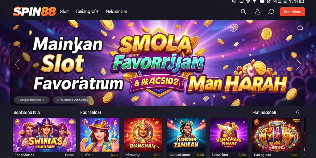 Tampilan gameplay SPIN88 yang menarik dan penuh warna.