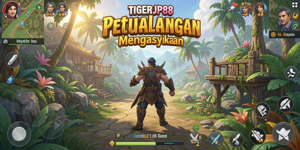 Tampilan menakjubkan dari gameplay Open World TIGERJP88.